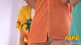 Fake hostel owner got seduced by appetizing hot young client girls